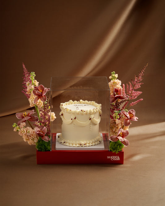 Hajj Mubarak - Cake Flower Arrangement