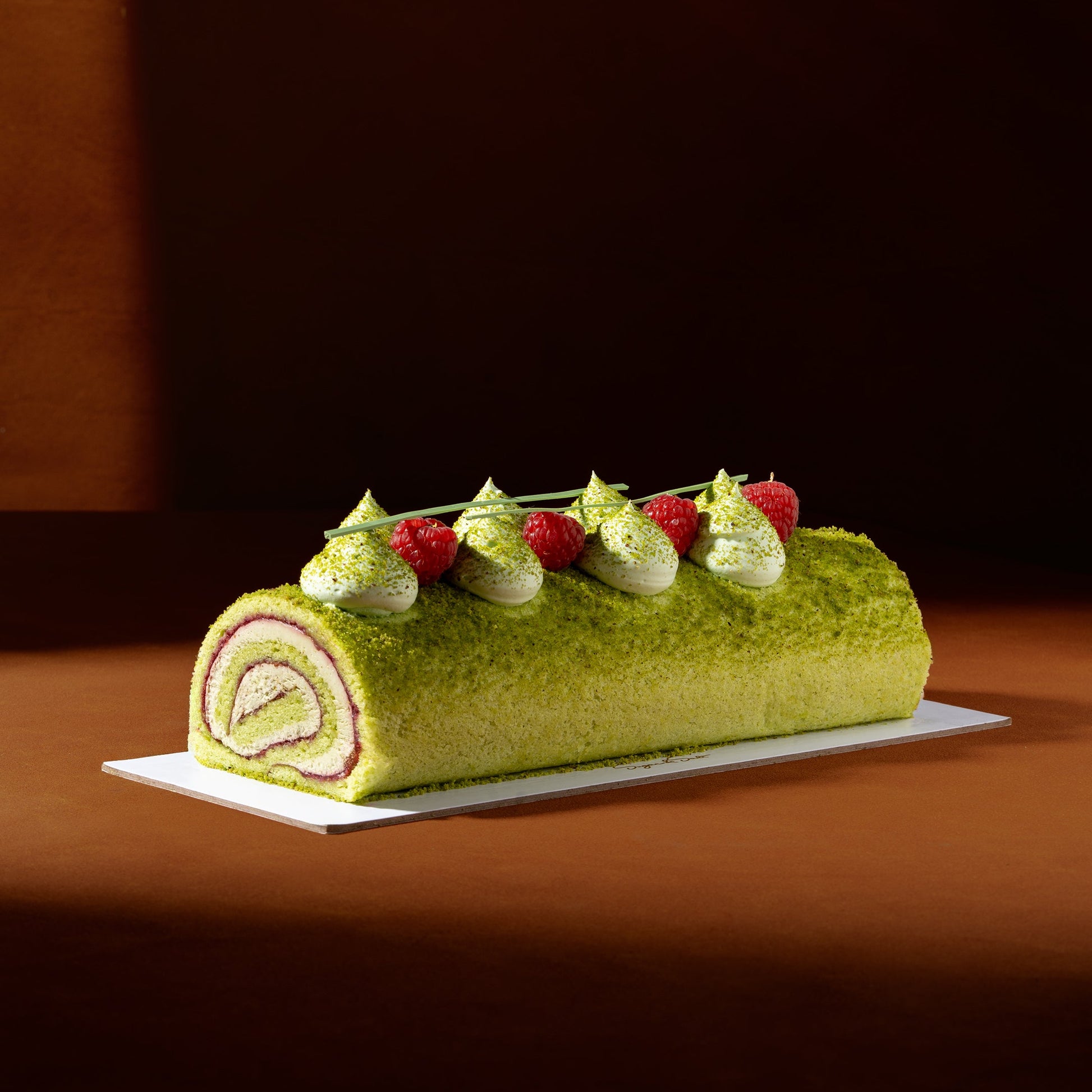 Pistachio Raspberry Cake