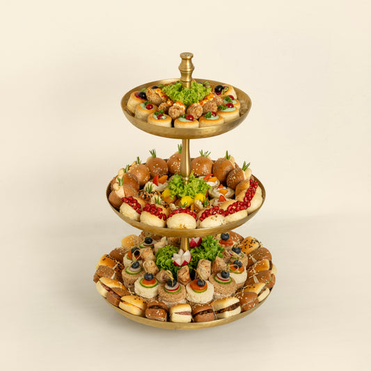Gold Assorted Sandwich Stand